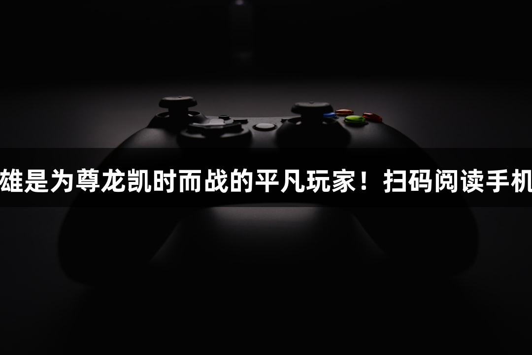 英雄是为尊龙凯时而战的平凡玩家！扫码阅读手机版