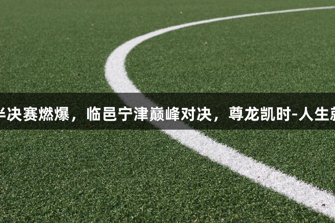 德BA半决赛燃爆，临邑宁津巅峰对决，尊龙凯时-人生就是博！