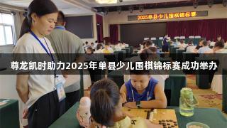 尊龙凯时助力2025年单县少儿围棋锦标赛成功举办
