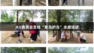 AG贵宾会支持“爱鸟护鸟”志愿活动